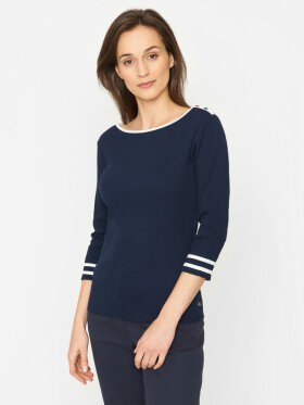 Sea Ranch - Women's Charlotte Bluse - Dame - Navy