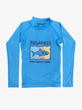 Billabong - Kids Sharky Long Sleeve UV t-shirt - Børn - Bright Blue