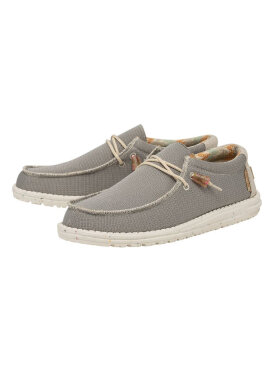 Hey Dude - Men's Wally Knit Sko - Herre - Cobble Stone Hey Dude - Men's Wally Knit Sko - Herre - Cobble Stone