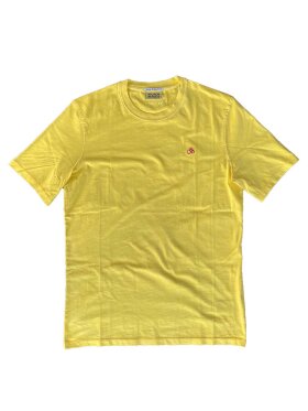 Scotch & Soda - Men's Regular Fit Garment Dyed T-shirt - Herre - Sunshine