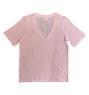 Scotch & Soda - Women's Soft V-neck T-shirt - Dame - Rosa