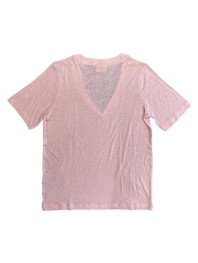 Scotch & Soda - Women's Soft V-neck T-shirt - Dame - Rosa