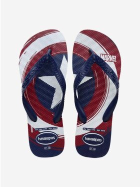 Havaianas - Kids Top Marvel Logomania Klipklapper - Børn - Navy/Navy