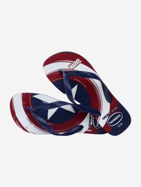 Havaianas - Kids Top Marvel Logomania Klipklapper - Børn - Navy/Navy