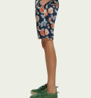 Scotch & Soda - Men's Stuart Printed Chino Shorts - Herre - Navy Fruits Aop