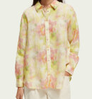 Scotch & Soda - Women's Oversized Hørskjorte - Dame - Multi Tie Dye