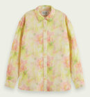 Scotch & Soda - Women's Oversized Hørskjorte - Dame - Multi Tie Dye