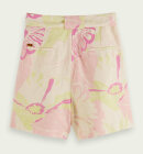 Scotch & Soda - Women's High-Rise Mid-Length Shorts - Dame - Vondelfield Blossom