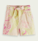 Scotch & Soda - Women's High-Rise Mid-Length Shorts - Dame - Vondelfield Blossom