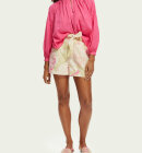 Scotch & Soda - Women's High-Rise Mid-Length Shorts - Dame - Vondelfield Blossom