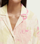 Scotch & Soda - Women's Printed Camp Skjorte - Dame - Vondelfield Blossom