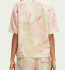 Scotch & Soda - Women's Printed Camp Skjorte - Dame - Vondelfield Blossom