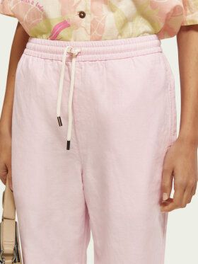 Scotch & Soda - Women's Aubrey High-Rise Bukser - Dame - Rose Pink