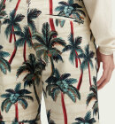 Scotch & Soda - Men's Stuart Printed Shorts - Herre - Off White/Palmtree