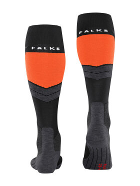 Falke - SK4 Advanced Merinould Skisokker - Herre - Black