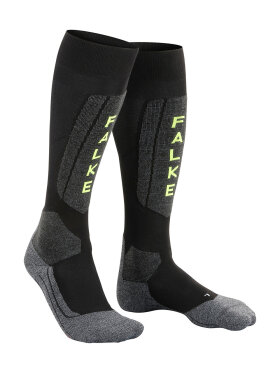 Falke - SK5 Expert Silke Skisokker - Herre - Black