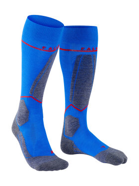 Falke - SK4 Advanced Compression Merinould Skisokker - Herre - Blue