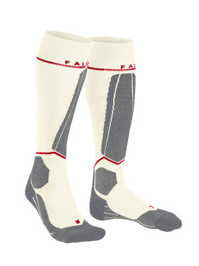 Falke - SK4 Advanced Compression Merinould Skisokker - Dame - Off White