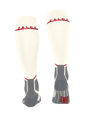 Falke - SK4 Advanced Compression Merinould Skisokker - Dame - Off White