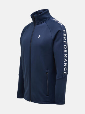 Peak Performance - Men's Rider Full Zip Midlayer - Herre - Blue Shadow