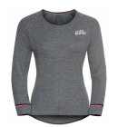 Odlo - Women's Active Warm Originals Eco Skiundertrøje - Dame - Steel Grey Melange