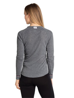 Odlo - Women's Active Warm Originals Eco Skiundertrøje - Dame - Steel Grey Melange