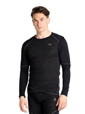 Odlo - Men's Active X-Warm Skiundertrøje - Herre - Black