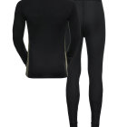 Odlo - Men's Active Warm Eco Skiundertøjssæt - Herre - Black/Deep Depths