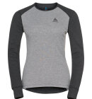 Odlo - Women's Active Warm Eco Skiundertøjssæt - Dame - Dark Grey Melange/Grey Melange