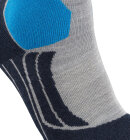 Falke - Men's SK2 Intermediate Wool Skisokker - Herre - Light Grey/Blue