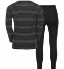 Odlo - Kids Active Warm Base Layer Skiundertøjssæt - Børn - Black/Grey Melange