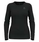 Odlo - Women's Natural Merinould 200g/m2 Crew Neck skiundertrøje - Dame - Black