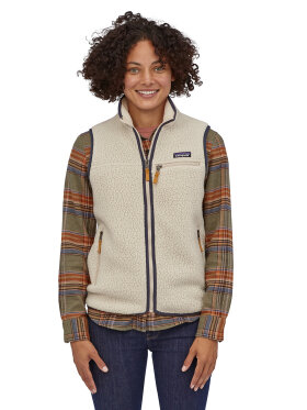 Patagonia - Women's Retro Pile Fleece Vest - Dame - Pelican