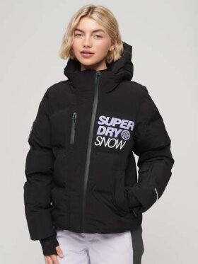 Superdry - Women's Boxy Puffer Skijakke - Dame - Back