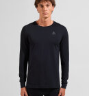 Odlo - Men's Natural Merinould 200g/m2 Crew Neck Skiundertrøje - Herre - Black