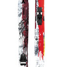 Atomic - Bent 110 Off Piste ski m. Strive 14 GW bindinger - White/Red - 2023/24