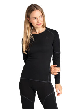 Odlo - Women's Active X-Warm Skiundertrøje - Dame - Black