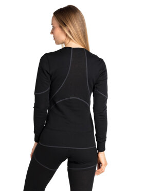 Odlo - Women's Active X-Warm Skiundertrøje - Dame - Black