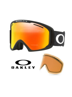 Oakley - O-Frame 2.0 Pro XL (7112) Skibriller - Matte Black Strop/Fire + Persimmon linser