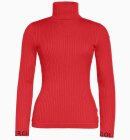 Goldbergh - Women's Mira Long Sleeve Striksweater - Dame - Flame (rød)