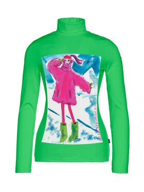 Goldbergh - Women's Coolgirl Long Sleeve Midlayer - Dame - Flash Green