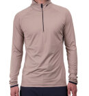 Kjus - Men's Feel Half Zip Midlayer - Herre - Almond (lysebrun)