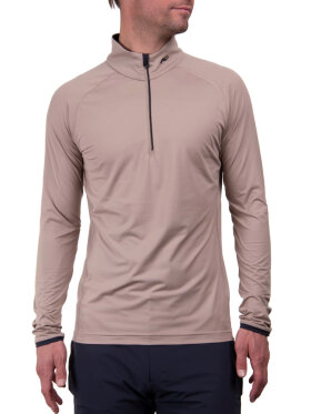 Kjus - Men's Feel Half Zip Midlayer - Herre - Almond (lysebrun)