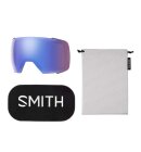 Smith - I/O MAG XL Skibriller - Unisex - Slate/ChromaPop Everyday Red Mirror + ekstra linse