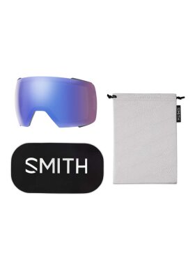 Smith - I/O MAG XL Skibriller - Unisex - Slate/ChromaPop Everyday Red Mirror + ekstra linse