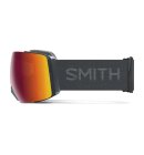 Smith - I/O MAG XL Skibriller - Unisex - Slate/ChromaPop Everyday Red Mirror + ekstra linse