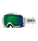 Smith - Grom Junior Skibriller - Børn - White/ChromaPop Everyday Green Mirror