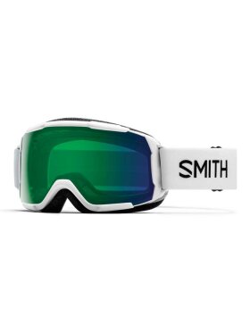 Smith - Grom Junior Skibriller - Børn - White/ChromaPop Everyday Green Mirror