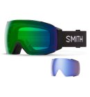Smith - I/O MAG XL Skibriller - Unisex - Black/ChromaPop Everyday Green Mirror + ekstra linse