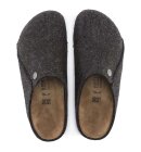 Birkenstock - Men's Zermatt Uld Sutsko - Herre - Anthracite (mørkegrå)